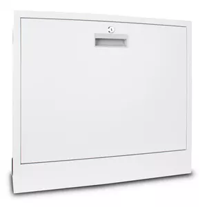 ProBase 2U 19-inch Wall-Mount Server Cabinet for CCTV, Alarm and IT Systems, Grey