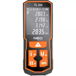 Distance Meter NEO tools 75-204 — laser distance measurer, 75 m range