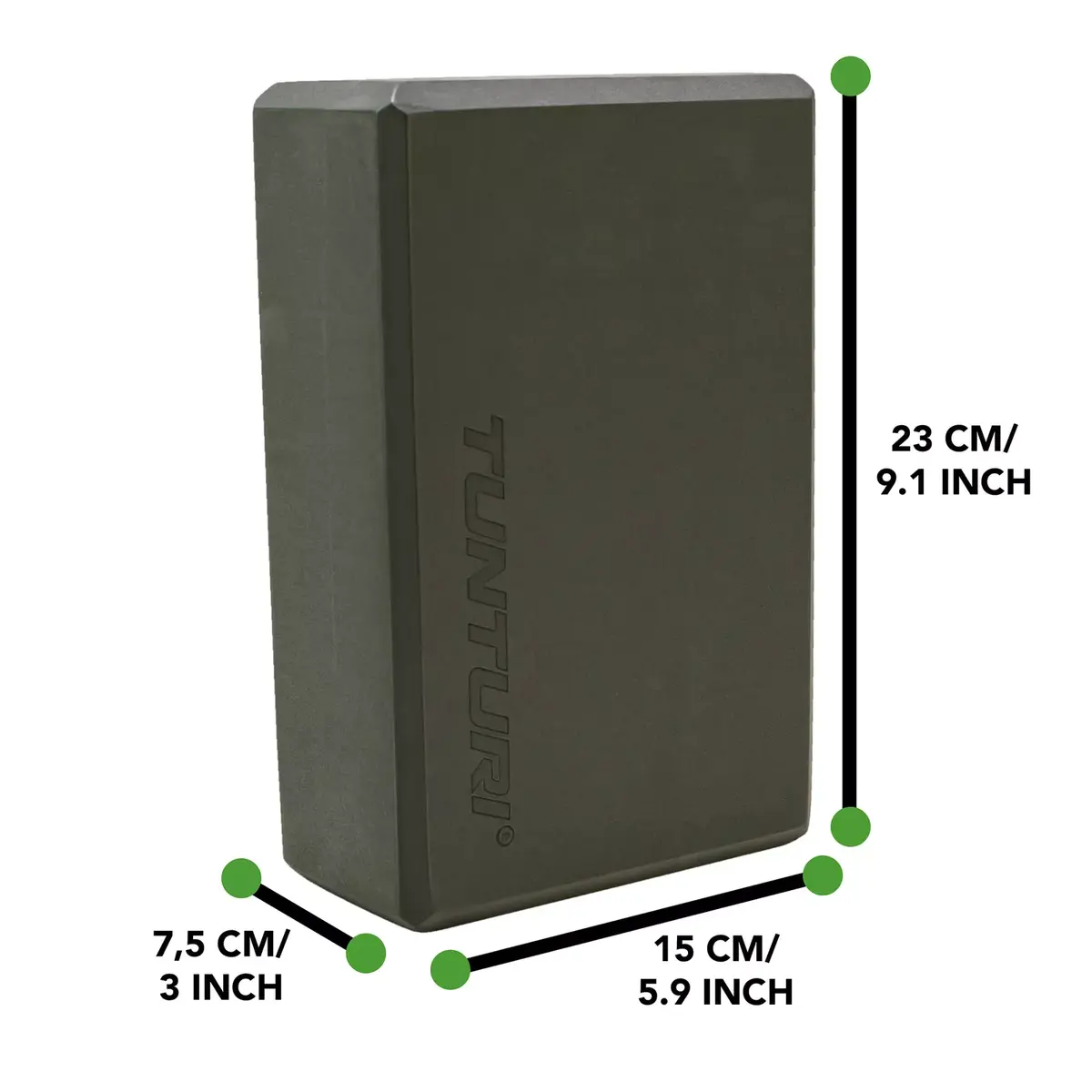 Jogas bloks Tunturi 14TUSYO048 EVA 230×150×75 mm Photo 3