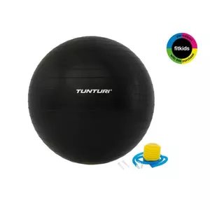 Exercise ball Tunturi Gymball 75 cm, Black – stability and core training aid