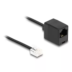 Кабель телефона DeLOCK RJ11 в RJ45 черный 3 м