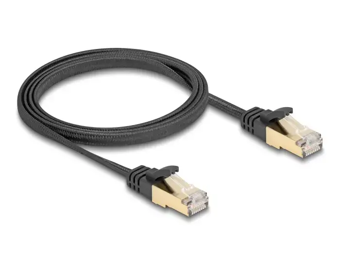 Network Cable DeLOCK RJ45 Flat 1m Photo 2
