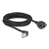 DeLOCK Tīkla pagarināšanas kabelis S/FTP RJ45 90° leņķis Cat.6A Photo 2