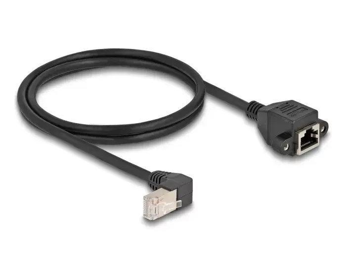 DeLOCK Network Extension Cable S/FTP RJ45 90° angled Cat.6A Photo 2