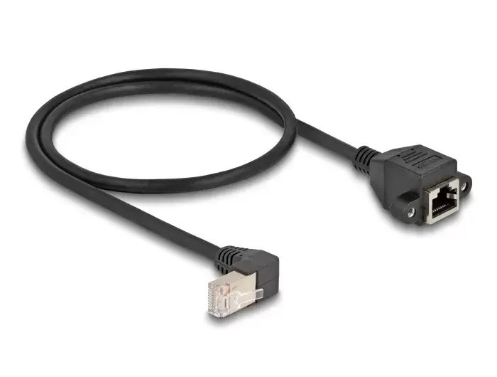 DeLOCK Network Extension Cable S/FTP RJ45 90° angled Cat.6A Photo 2