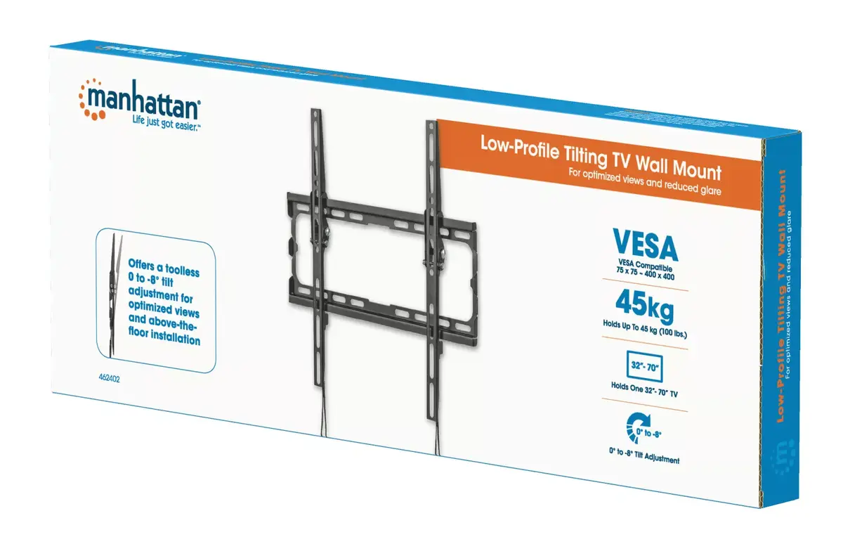Manhattan TV & Monitor Mount Wall Tilt 32-55" Photo 7