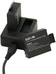 Dual Battery Charger SJCam for SJ4000/SJ5000 series, USB-powered, model 7585