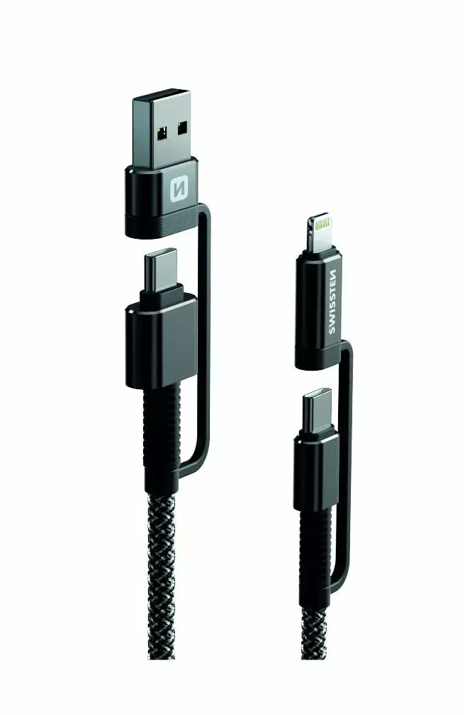SWISSTEN Kevlar 4in1 3A 1.5m cable Photo 4