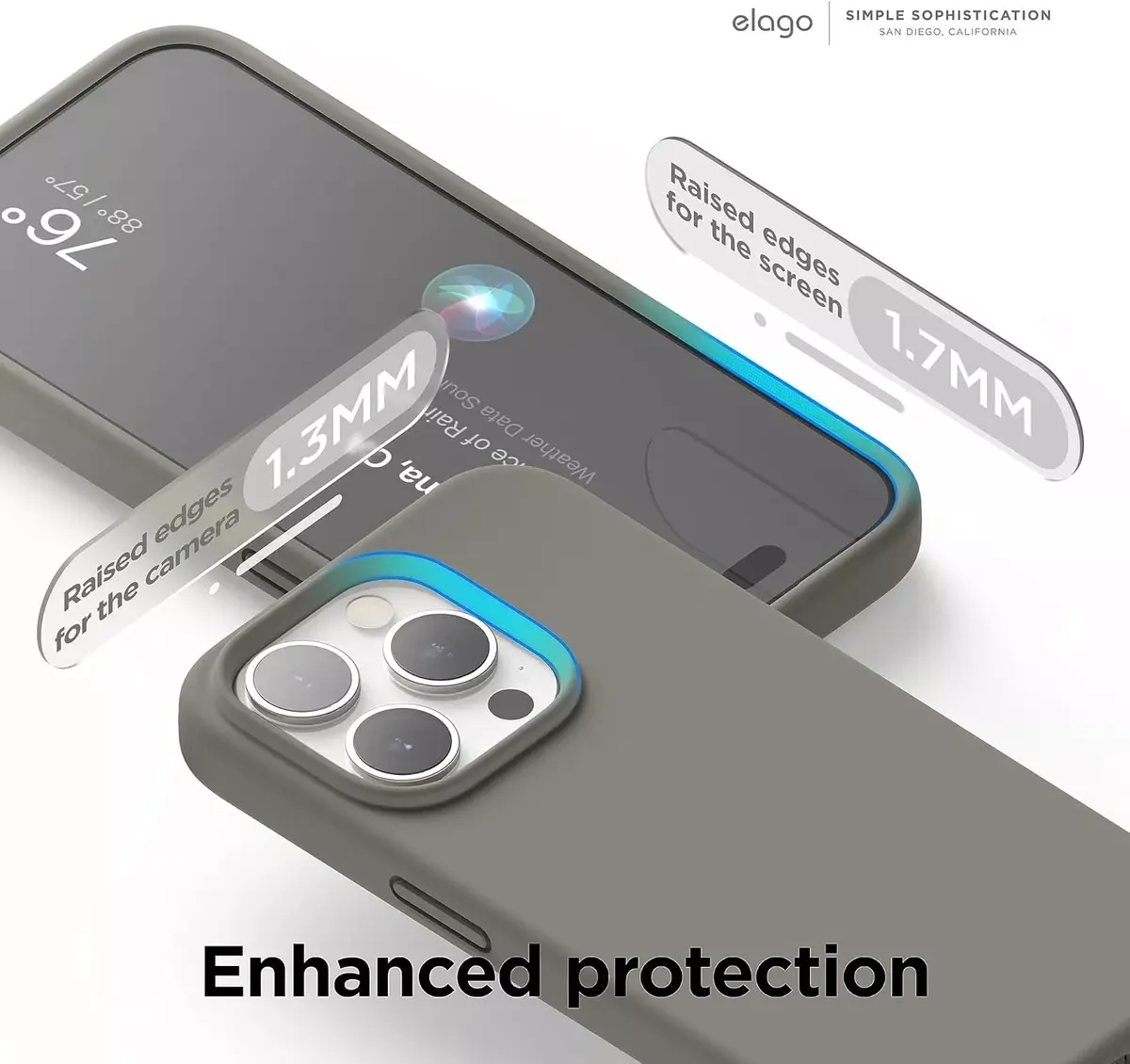 Aizmugures vāciņš Riff iPhone 15 tumši pelēks Photo 3