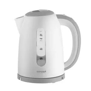 Electric kettle Concept RK2335 1.7 L 2200 W, grey/white, plastic housing, cordless