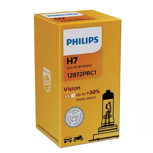 Automobiļu priekšējās gaismas spuldze Philips Vision 12972PRC1