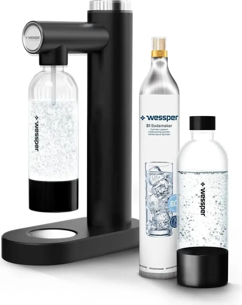 Soda Maker wessper S1 Black — 1 L, adjustable carbonation Photo 2