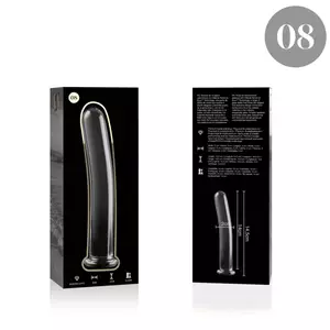 Dildo Nebula Series by Ibiza Borosilicate Glass Clear 14.5 cm -O- 2 cm