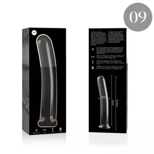 Dildo Nebula Series by Ibiza Borosilicate Glass Clear 15.5 cm
