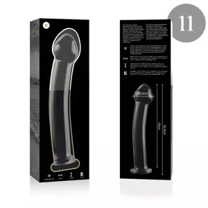 Dildo Nebula Series by Ibiza Borosilicate Glass Clear 16 cm -O- 3 cm