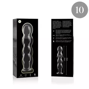 Dildo Nebula Series by Ibiza Borosilicate Glass Clear 16.5 cm