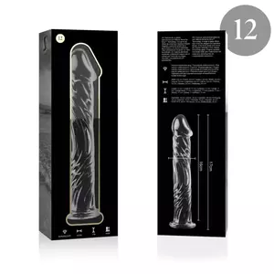 Dildo Nebula Series by Ibiza Borosilicate Glass Clear 17 cm -O- 3.5 cm