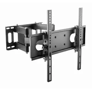 TV mount Gembird WM-55ST-04, black, for 32"–55" screens, VESA up to 400×400, 35 kg capacity, tilt 0° to -20°, swivel ±60°