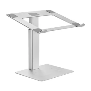 Laptop stand GEMBIRD NBS-D1-02 — aluminium adjustable stand for notebooks up to 15.6" (225–380 mm height, 5 kg capacity)