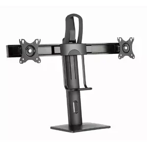 Monitor Mount Gembird MS-D2-01 27" Black Freestanding