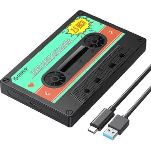 2.5" SSD/HDD Enclosure ORICO 2580C3-V1-BK-EP USB-C 6Gbps