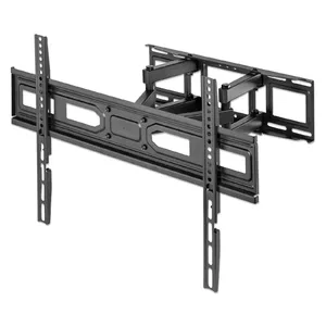 Manhattan TV un monitora stiprinājums Sienas Pilna kustība 1 ekrāns 37-65 Melns VESA 100x100 līdz 600x400mm Maks 40kg
