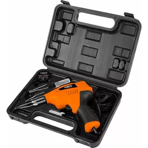 Transformer Soldering Iron 200 W by NEO tools, model 19-152 in carrying case