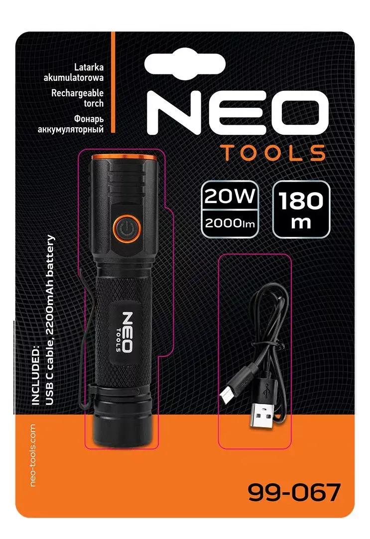 Lukturis NEO tools 99-067 Photo 2