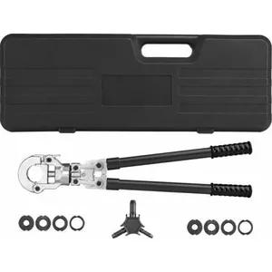 Cable crimper NEO tools 02-445 with ergonomic handle — for insulated terminals and cable connectors