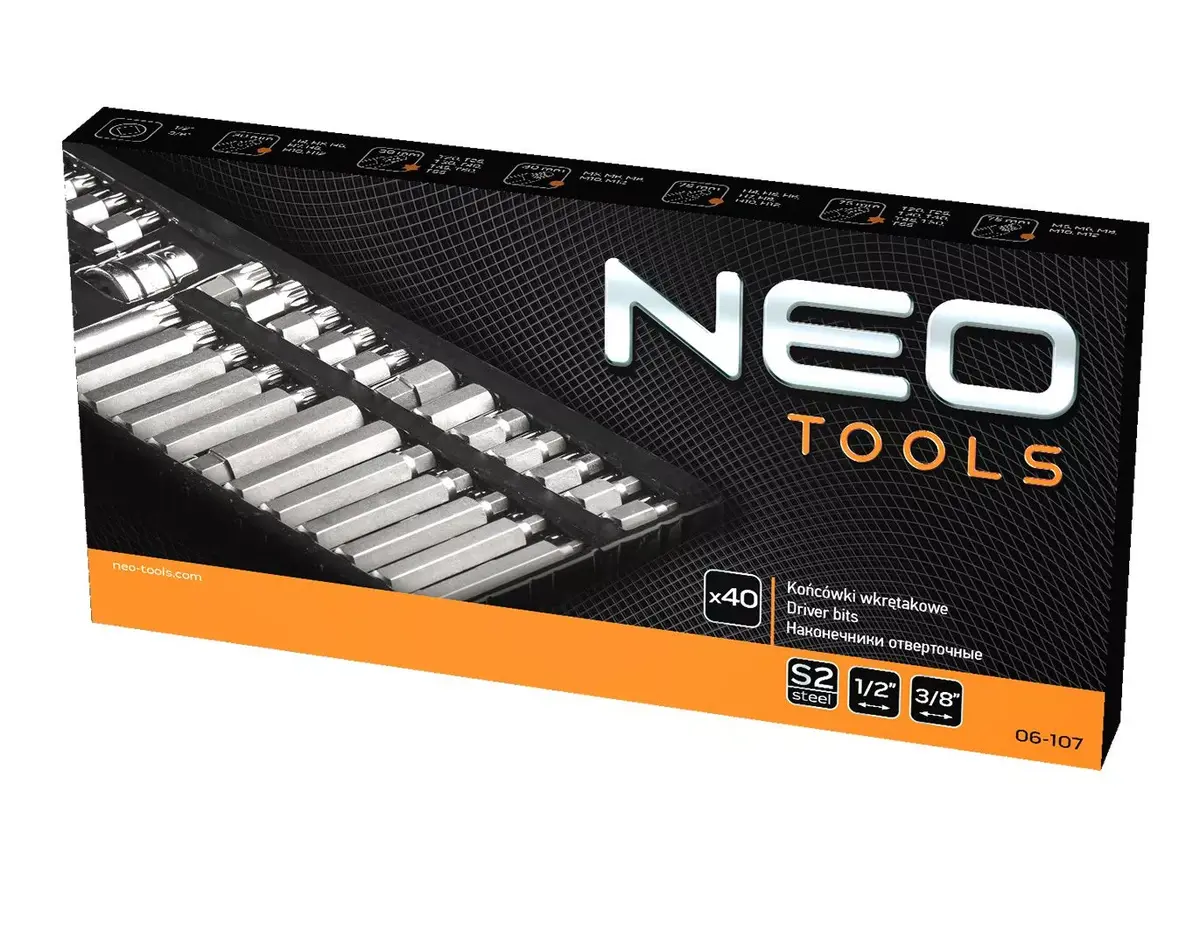 Screwdriver Bits NEO tools Neo 06-107 Photo 2