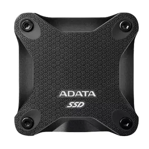 External SSD ADATA SD620 1 TB, USB 3.2 Gen 2 Micro‑USB B, read 520 MB/s, write 460 MB/s, shock‑resistant silicone housing, black