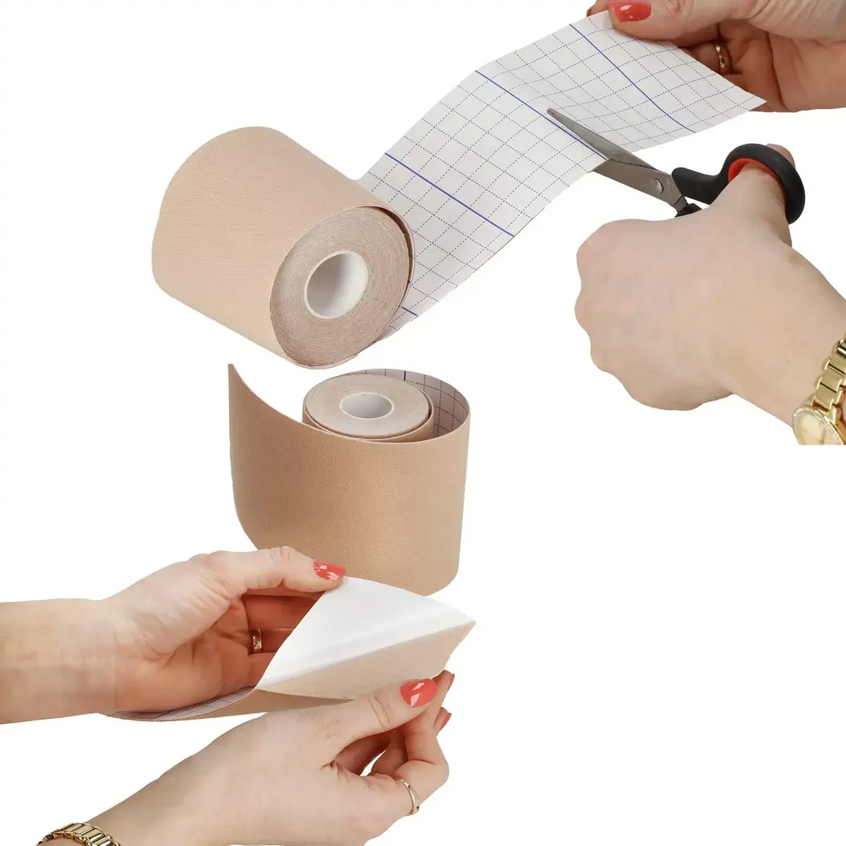 Body shaping tape Springos BA0003 5 m x 10 cm Photo 6