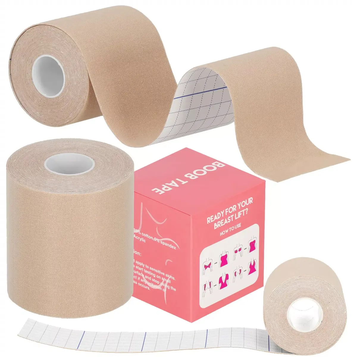 Bust modeling tape Springos BA0002 5 m x 7.5 cm Photo 5