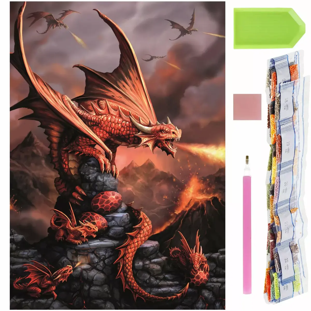 Diamond painting kit Springos DP0030 Photo 2