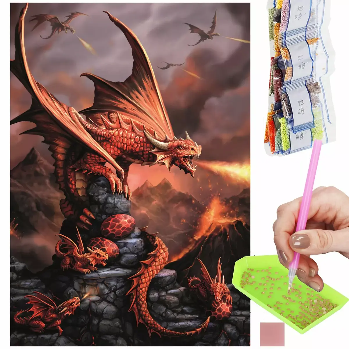 Diamond painting kit Springos DP0030 Photo 3
