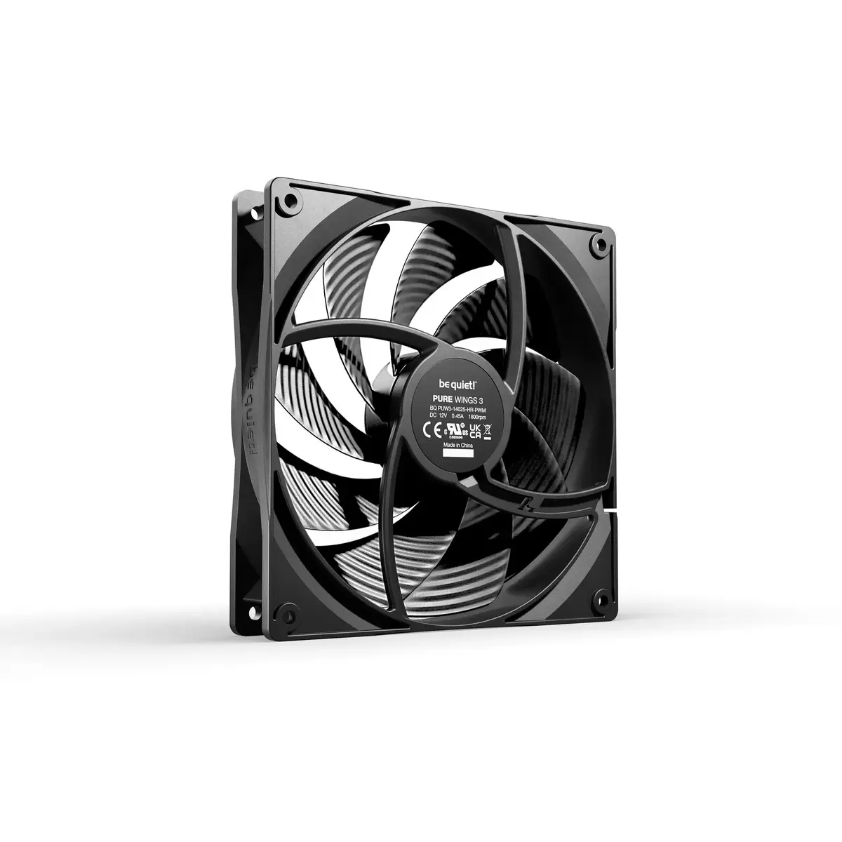 Ventilators be quiet! Pure Wings 3 140mm PWM augstas ātruma Photo 2
