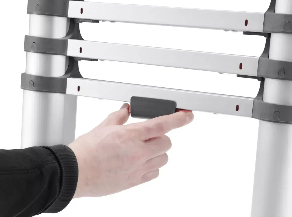 Телескопическая лестница Hailo T80 FlexLine 9 ступеней Photo 6