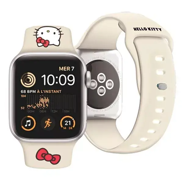 Watch strap HELLO KITTY Silicone beige 38/40/41 mm Photo 4
