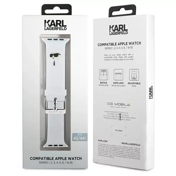 Karl Lagerfeld siksniņa KLAWLSLKNH Apple Watch 42/44/45/49mm Photo 3