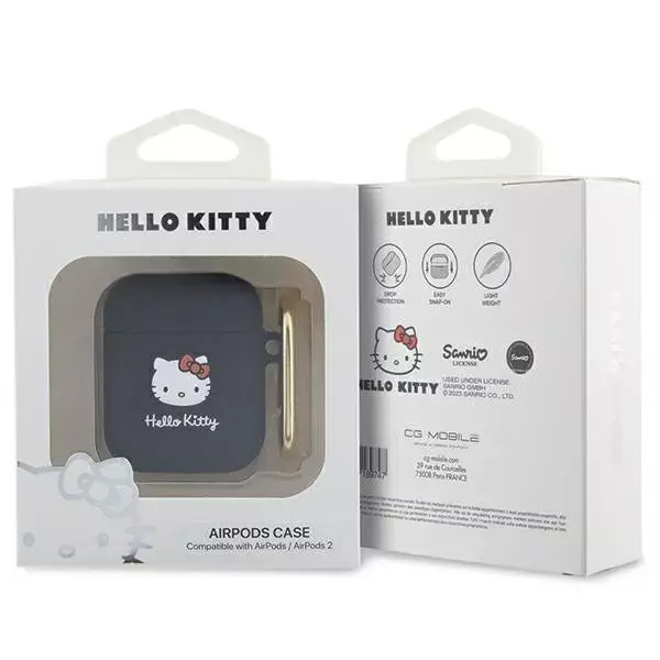 Silikona maciņš HELLO KITTY HKA23DKHSK priekš AirPods 1/2 Photo 3