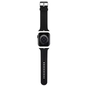Ремешок Karl Lagerfeld KLAWLSLKCNK 3D из резины для Apple Watch 42/44/45/49 мм Черный