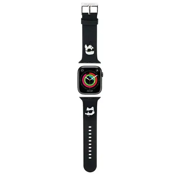 Karl Lagerfeld KLAWLSLKCNK 3D резиновый ремешок для Apple Watch Photo 4
