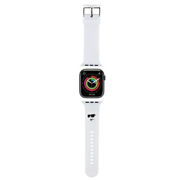 Karl Lagerfeld KLAWMSLCNH 3D резиновый ремешок для Apple Watch Photo 4