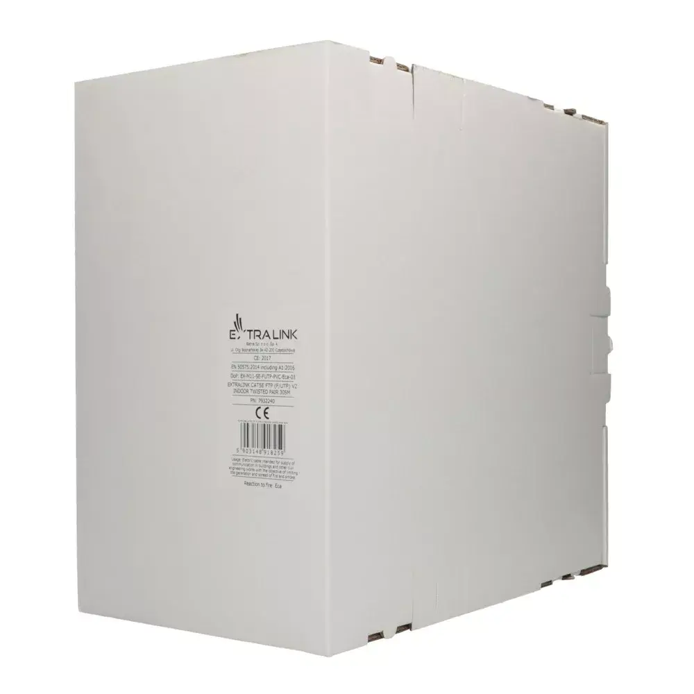 Tīkla kabelis Extralink Twisted pair CAT5E FTP Photo 2