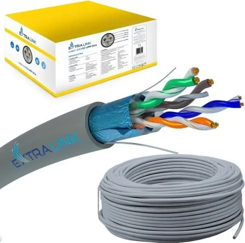 Network Cable Extralink Twisted pair CAT5E FTP Photo 4