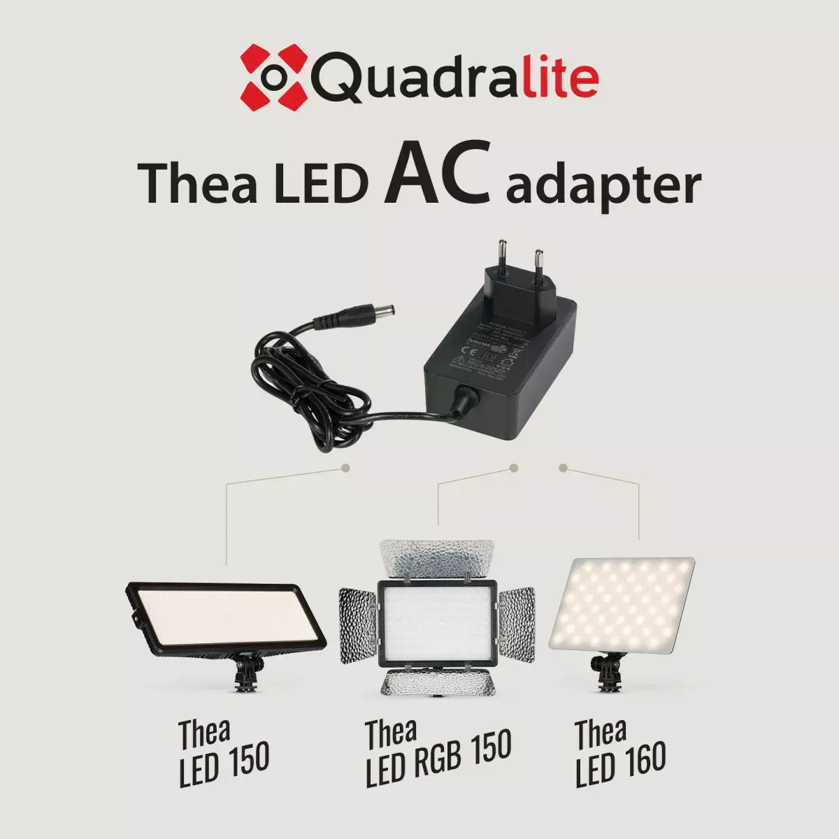 Адаптер питания Quadralite Thea LED 12V 2A Photo 2