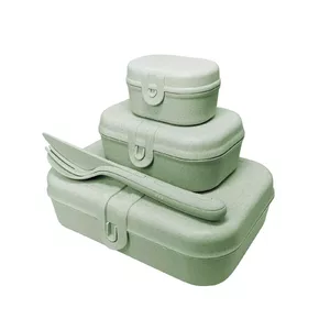 koziol PASCAL READY Lunch box set Thermoplastic Green 3 pc(s)