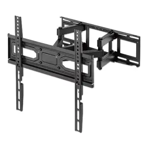 Manhattan TV & Monitor Mount Wall Full Motion 32-55" Black VESA 100x100 to 400x400mm Max 40kg