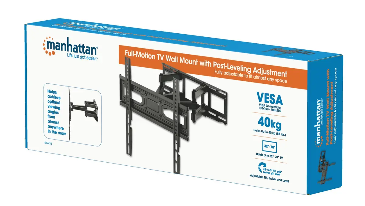 TV & Monitor Mount Manhattan 32-55" Black Photo 18