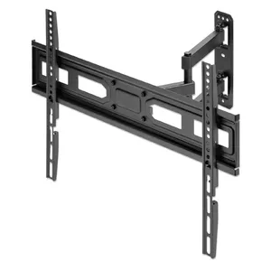 Manhattan TV & Monitor Mount Wall Full Motion 1 screen 37-65 Black VESA 100x100 to 600x400mm Max 35kg